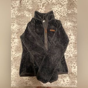 Columbia Fuzzy zip up jacket